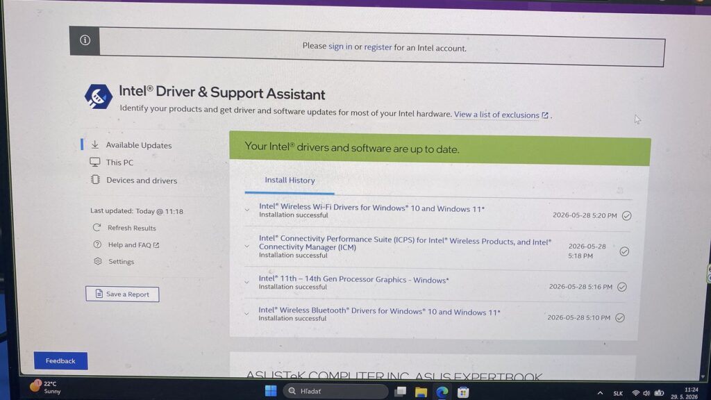 Kontrola aktualizácií a ovládačov Windows pri zabezpečení počítača
