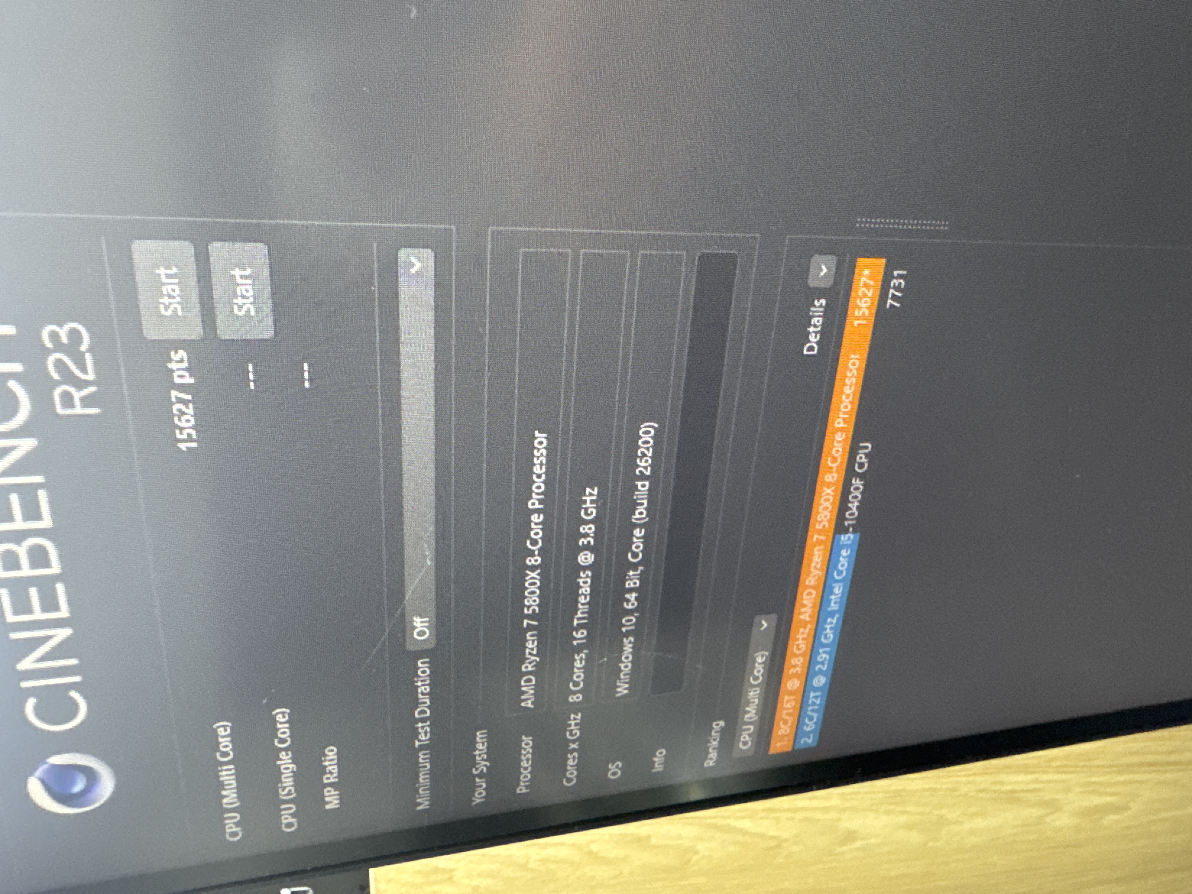 Cinebench R23 Multi Core po upgrade: 15 627 bodov.