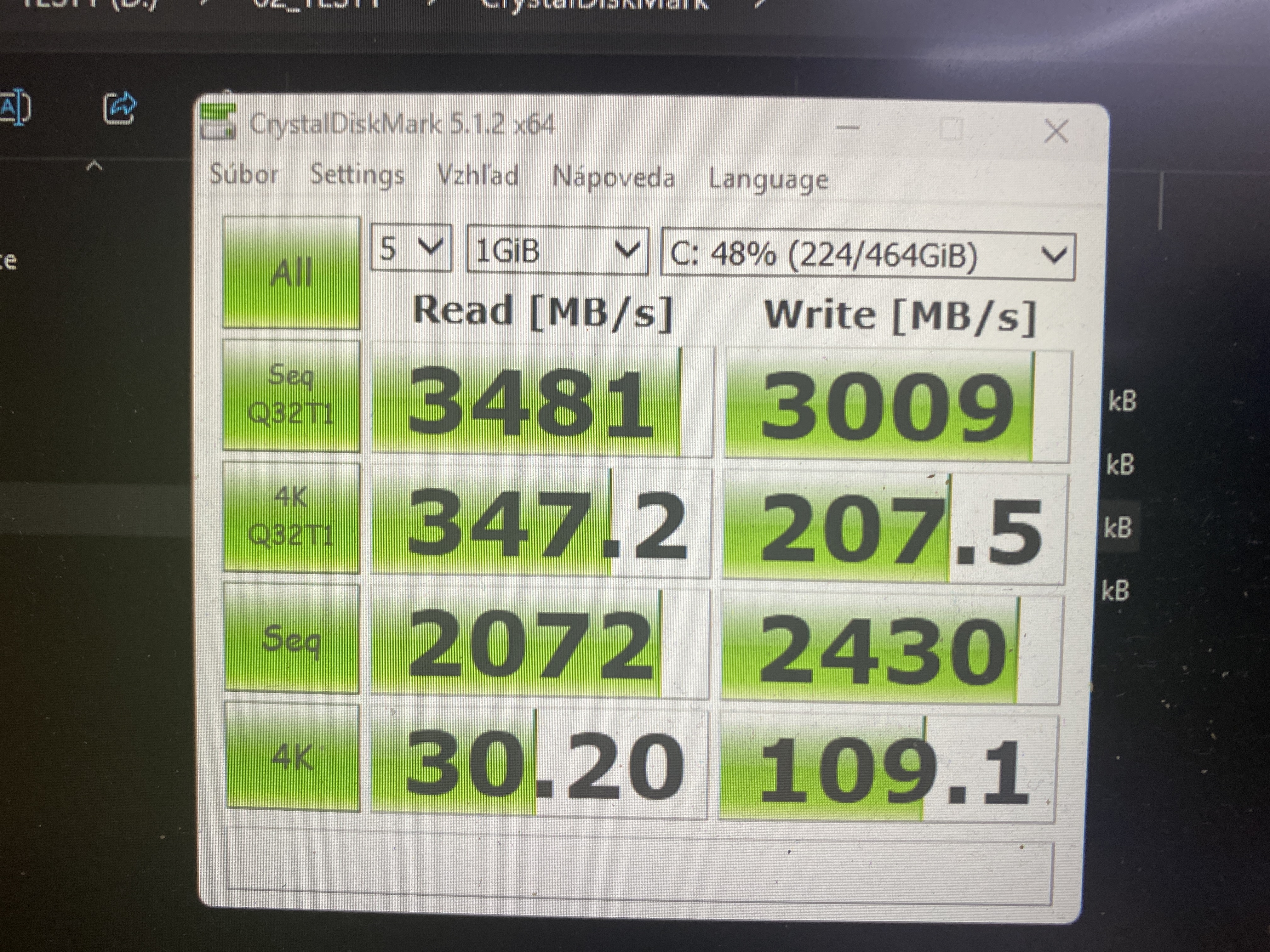 Úspešné spustenie Windows z nového úložiska.